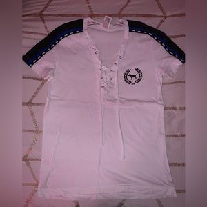 Pink brand T-shirt